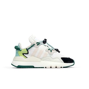 Adidas originals off white and yellow nite hot sale jogger trainers